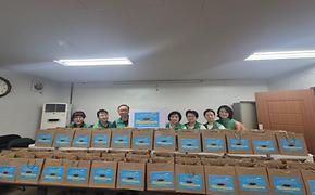 1인 고립가구 맞춤형 ESG 『중복맞이 영양 모시떡 전달』