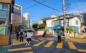 대치2동 학교보안관 교통안전지도
