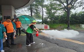 자율방재단 활동(2025. 9. 16.) - 화재대피훈련 참여