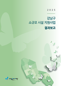 강남구 소규모시설 지원사업 결과보고서 