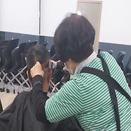 재가서비스사업 1월 이미용서비스 진행