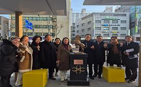 조성명 강남구청장, 주민들과 함께 ‘청소년 꿈의 거리’ 조형물 설치 현장 라운딩