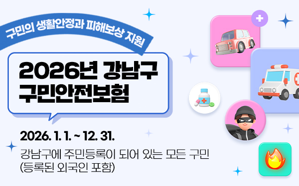 2026년 강남구 구민안전보험