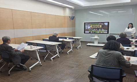 [노인자원봉사] 스마트라운지 서포터즈 사전교육 및 오리엔테이션 진행