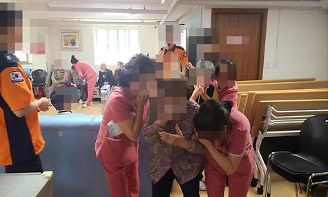 상반기 화재 및 재난(지진)대피훈련