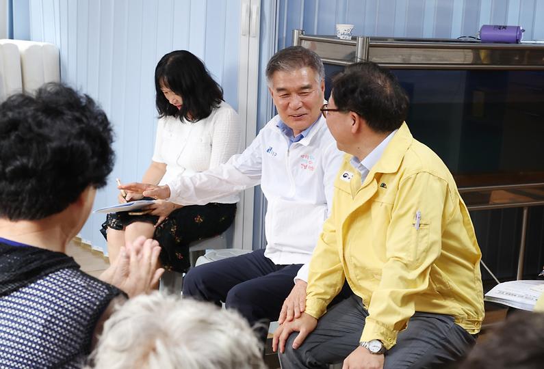 구룡마을 무더위 쉼터 방문